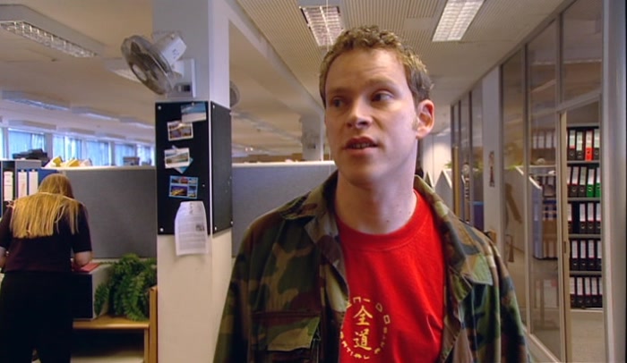 NO, HE ASKED IF I FANCIED GOING KICKBOXING AND I THOUGHT, WHY NOT? 