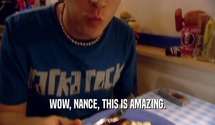 WOW, NANCE, THIS IS AMAZING.  