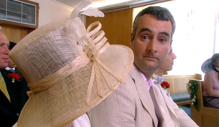 - SHE LOOKS LOVELY, DOESN'T SHE? - YEAH. 
