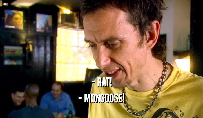 - RAT! - MONGOOSE! 