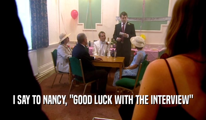 I SAY TO NANCY, 