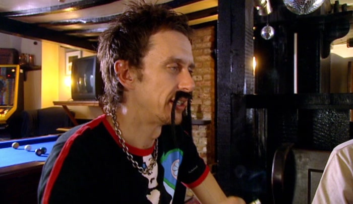 OH, YEAH. JEZ, LISTEN... OI, OI, TEQUILA SLAMMERS! 