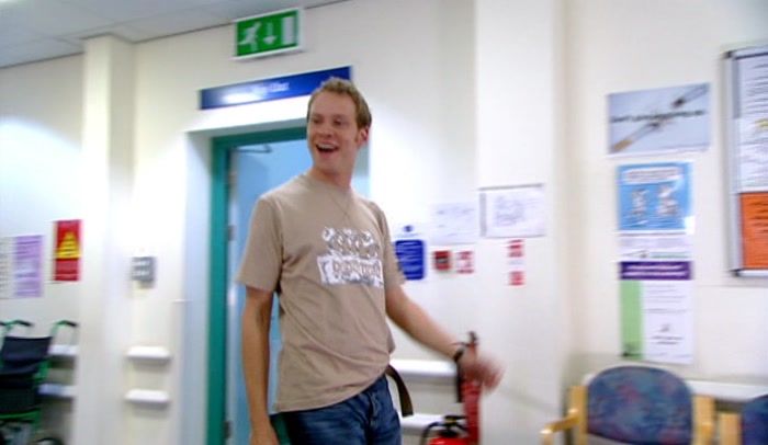 WA-HEY, GUYS! SAM'S GONNA BE OUT IN AN HOUR OR TWO SO... 
