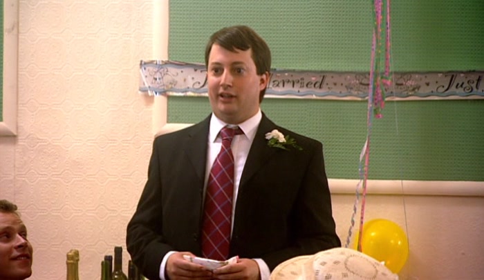 BUT THEN PERHAPS THAT'S APPROPRIATE, SINCE THIS ISN'T A PROPER WEDDING... 