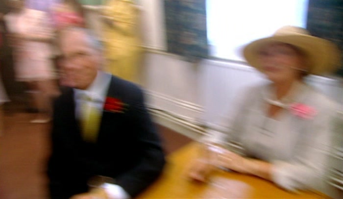 SO I SAY TO JEREMY AND... WHERE'S NANCY?  