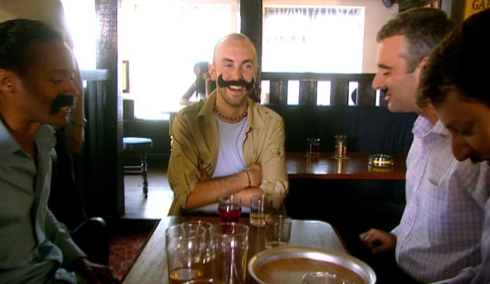 - MATE, AREN'T YOU GONNA SLAM? - I DON'T DRINK, IT'S A BUDDHIST THING. 