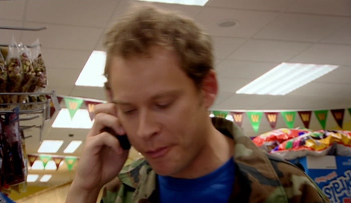 LOOK, I'LL SEE YOU IN A BIT. 'I MUST LOOK SO COOL TO HER. 