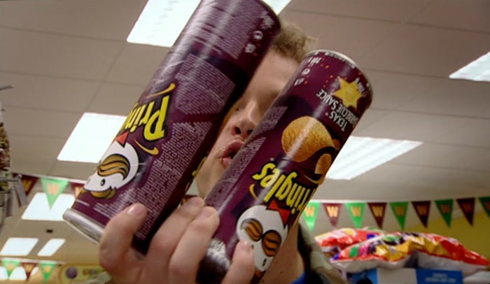 HOLD YOUR HORSES, HONEY, I'VE GOT COUPONS FOR THE PRINGLES. 