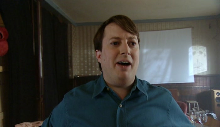 I MEAN, A MAN WHO MADE A BASEBALL PITCH IN HIS GARDEN FOR GHOSTS. 