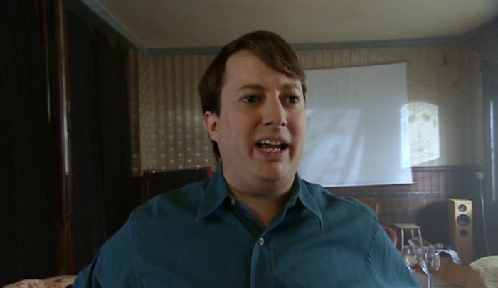 I MEAN, A MAN WHO MADE A BASEBALL PITCH IN HIS GARDEN FOR GHOSTS. 