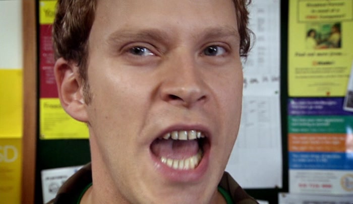 YOUR DREAM IS JUST EVERYONE ON THE OMNIBUS, GREY, EATING GREY SLUDGE. 