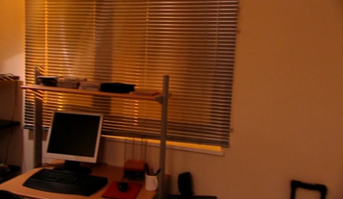'IN MY ROOM NEXT TO ONE OF MY THINGS. I COULD THROW IT OUT THE WINDOW. 