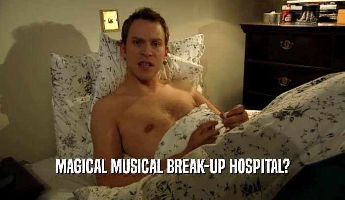 MAGICAL MUSICAL BREAK-UP HOSPITAL?  