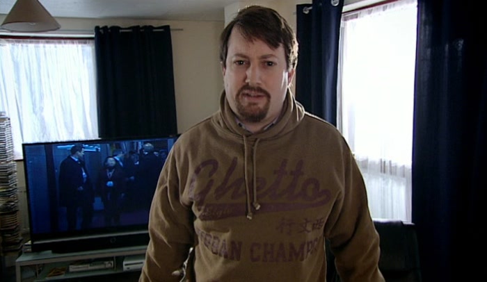 - ARE YOU EMBARRASSED THAT WE'RE... - NO, NOT THAT. JUST... WE'RE CLASHING. 