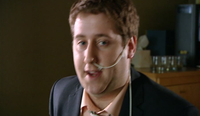 IT'S THE MUCUS THIS SIDE.  