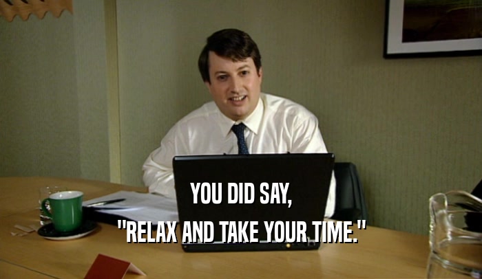 YOU DID SAY, 