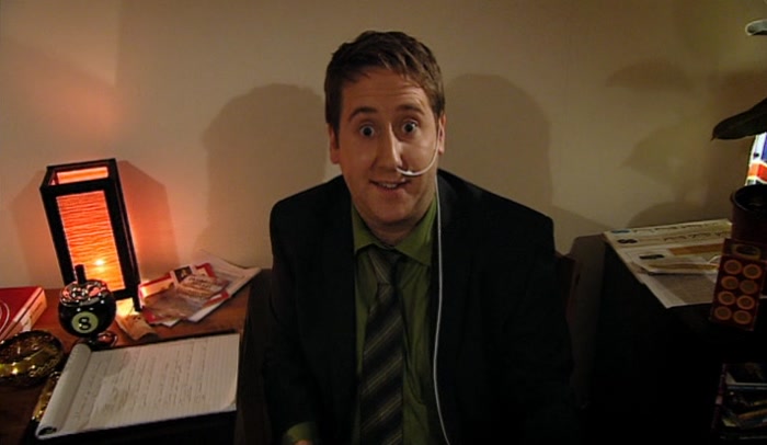 'TUBE UP HIS NOSE, MAN WITH A TUBE UP HIS NOSE!' 