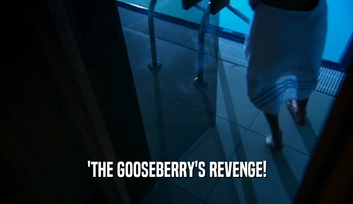 'THE GOOSEBERRY'S REVENGE!
  