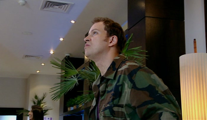 GOOD, THOUGH, ISN'T IT - THE GYM? KIND OF LIKE BEING THE MEMBER OF A CLUB. 