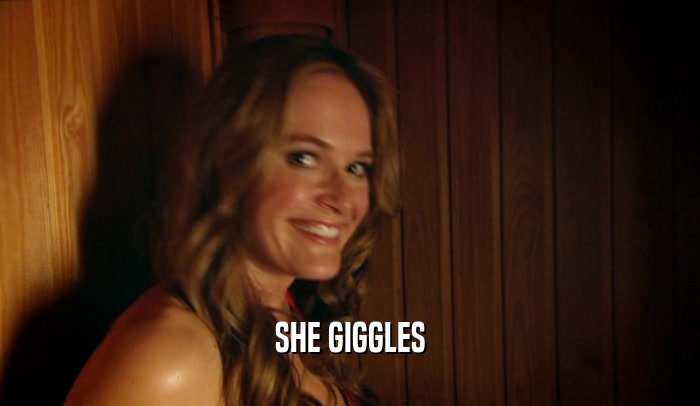 SHE GIGGLES  