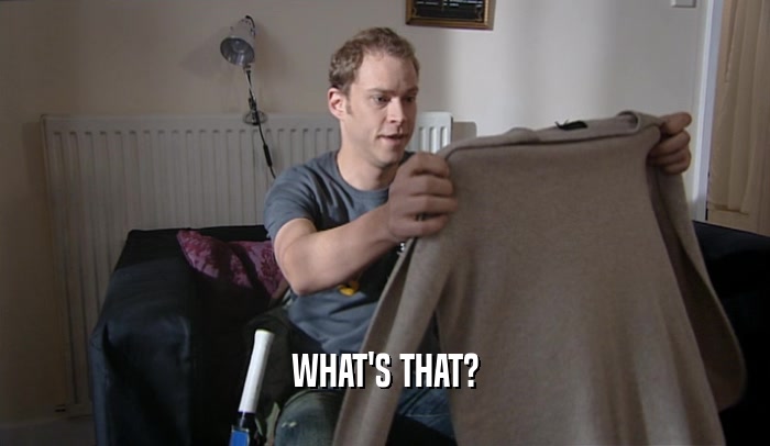 WHAT'S THAT?  
