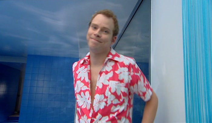 YEAH, TAKE FIVE, IF YOU WANT. SWIM A FEW LENGTHS. 