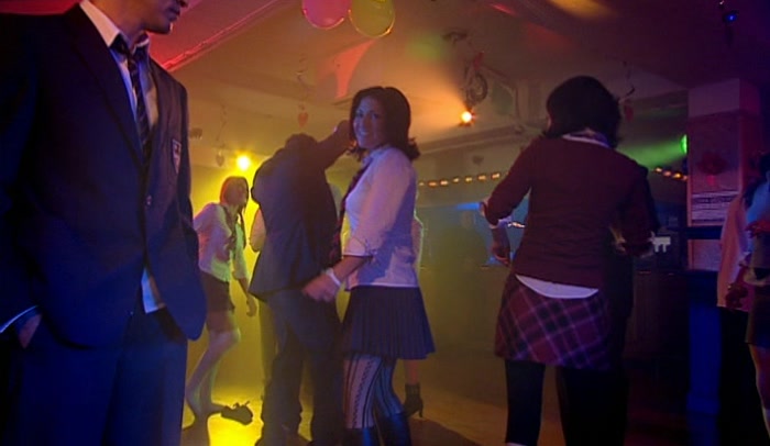 'WHILE THE BEAUTIFUL PEOPLE DANCE AT ME, EXCEPT... 