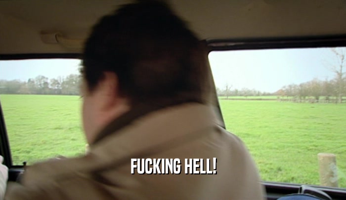 FUCKING HELL!  