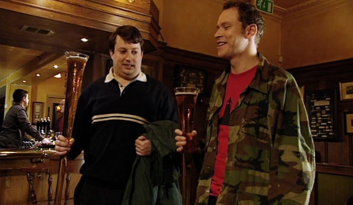WITH A COUPLE OF YARDIES, WHETHER MAYBE WE COULD JOIN YOU FOR A DRINK? 