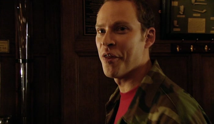 I'M STAGGING YOU. I'M STAGGING YOU BY THE BACK DOOR. 