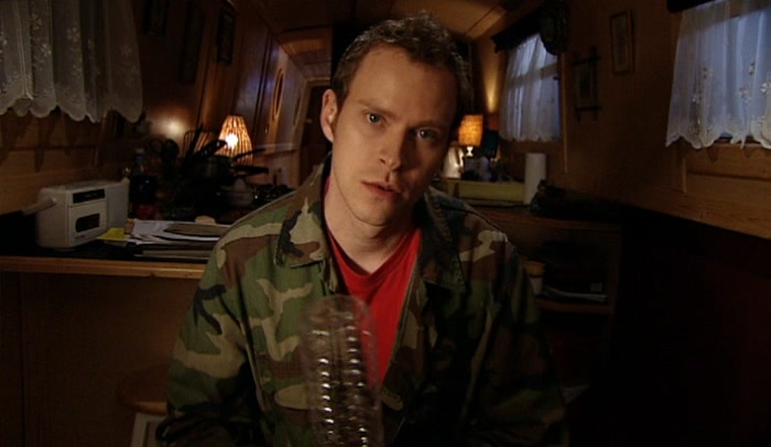 HERE, MARK, I TELL YOU WHAT, YOU PISS IN THIS BOTTLE, I'LL DRINK IT. 