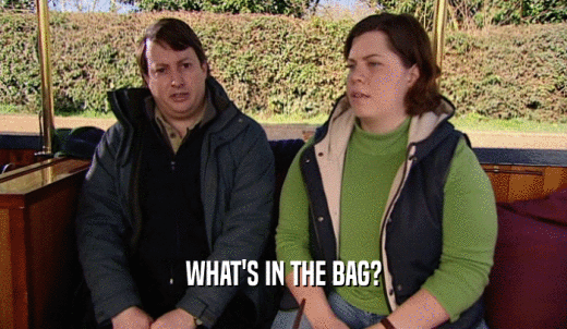WHAT'S IN THE BAG?  