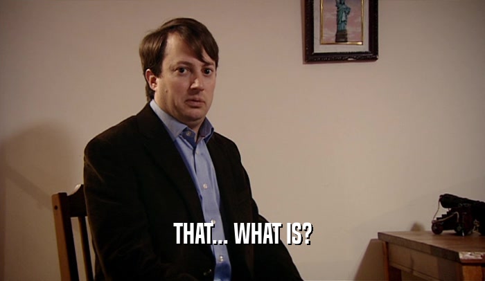 THAT... WHAT IS?  