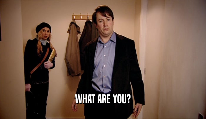WHAT ARE YOU?  