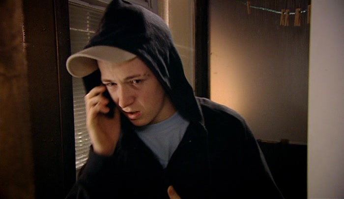 GIVE ME THAT. WHO ARE YOU PHONING?  