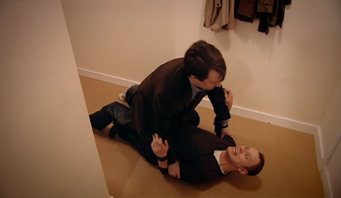 FINALLY, YOU'RE RESTRAINING ME!  