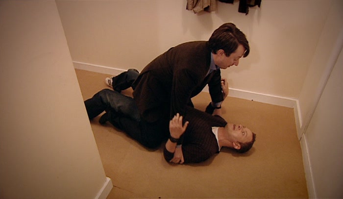 FINALLY, YOU'RE RESTRAINING ME!  