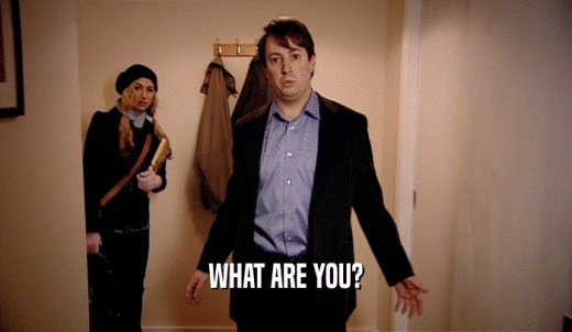 WHAT ARE YOU?  