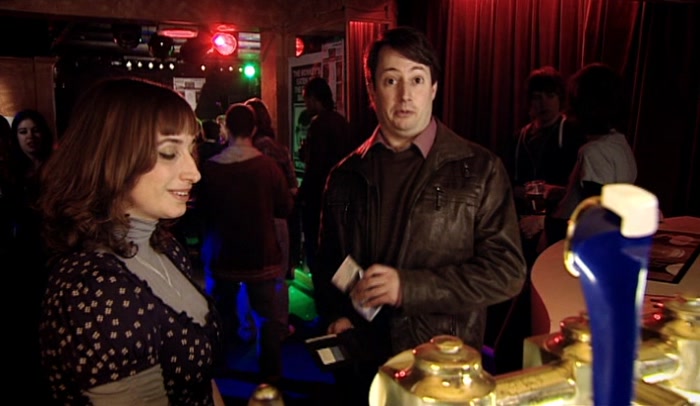TWO BOTTLES OF PREMIUM LAGER AND TWO DOUBLE WHISKIES, PLEASE. 