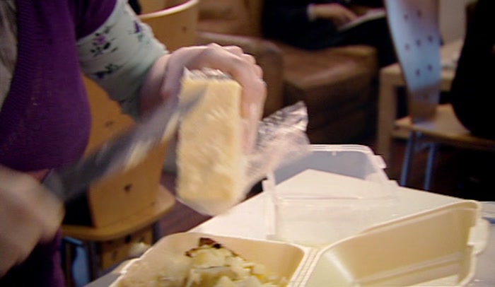 WOW! YOU... YOU CARRY PERSONAL CHEESE?  