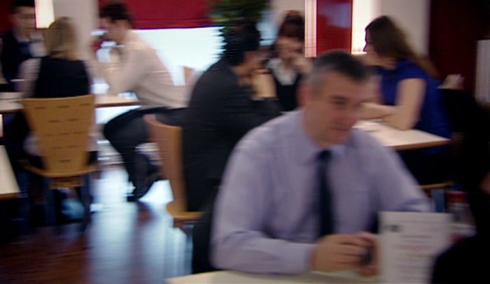'WHERE DO I SIT? THIS MUST BE WHAT IT'S LIKE BEING A NONCE IN PRISON.' 