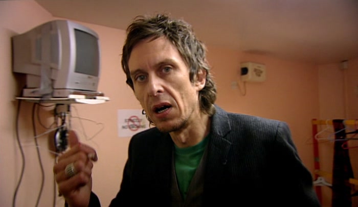 YOU GO OUT, KEEP THE CROWD HAPPY. I'LL SORT BARNEY OUT. 