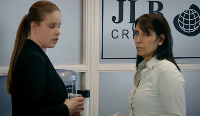 'OH, THE GOSSIP MILL. THAT'S RIGHT, STARE AT HESS. 