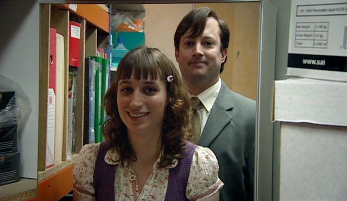 'WHAT IF SOMEONE COMES IN? SHOULD STEP AWAY. 