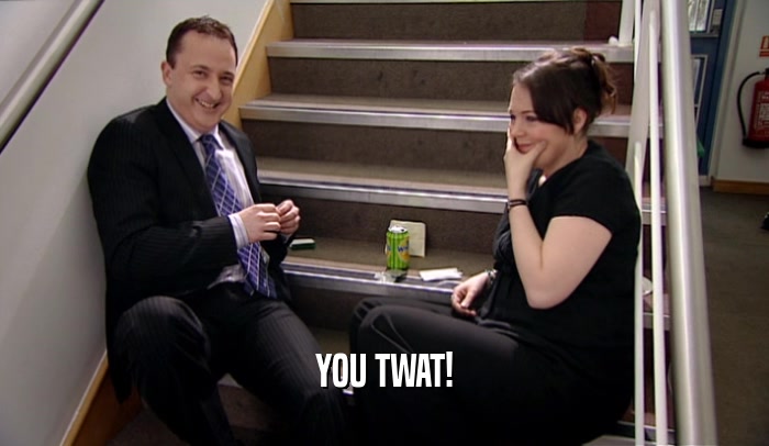 YOU TWAT!  