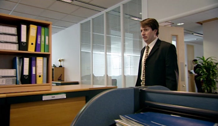 'GOTTA GO PAST SOPHIE'S DESK. WHAT AM I GONNA SAY? 