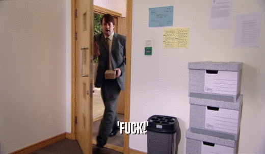 'FUCK!'  