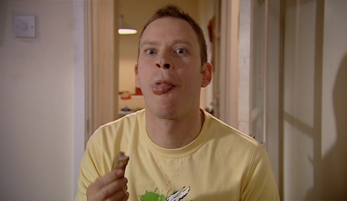 'MMM! DELICIOUS CUMBERLAND FINAL STRAW, DRIPPING IN ONION GRAVY.' 