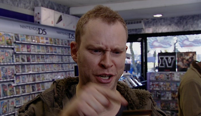 MY CARD, MY SILLY CARD... BAD CARD! ALWAYS WRONG, AREN'T YOU, CARD? 