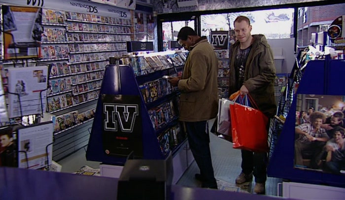 'BOTTLE OF CRISTAL, GONNA SLIP ON MY HEADPHONES, SLAP A DVD ON THE PORTABLE 